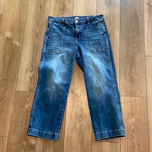 Old Navy High Waisted Cropped Jeans Size 14